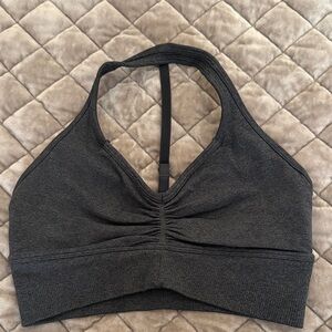 BuffBunny Charcoal Sports Bra NWOT